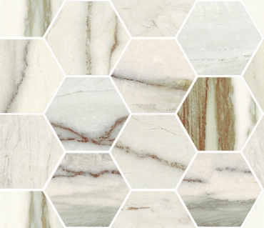 Мозаика Sant Agostino Star Maxi Class Marble Emerald Krystal CSAMCMEK34 30x35 полированная