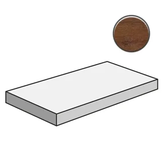 S.Wood Gradone Angolare 120 Dx Brown CSAGADBW33