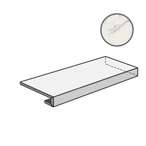 Ступень Sant Agostino Trumarmi Gradone Arabescato CSAGATAD12 33x120 матовая