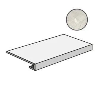 Ступень Sant Agostino Trumarmi Gradone Silver CSAGTMSI12 33x120 матовая