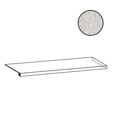 Ступень Sant Agostino Unionstone Ang. Gradone Dx Duke White CSAGADKW12 33x120 натуральная