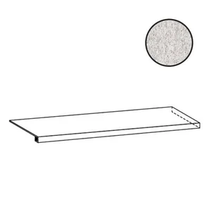 Ступень Sant Agostino Unionstone Ang. Gradone Dx Duke White CSAGADKW12 33x120 натуральная
