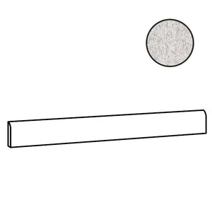 Бордюр Sant Agostino Unionstone Battiscopa Duke White CSABDUWT90 7,3x90 натуральный