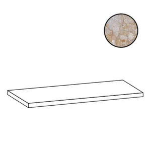 Ступень Sant Agostino Venistone Ang. Gradone Sx Gold CSAGASVO12 33x120 матовая