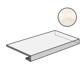 Ступень Sant Agostino Via Appia Ang. Grad. Dx Vein Cut White CSAGDVCW12 33x120 матовая