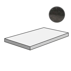 Ступень Sant Agostino Via Appia Ang. Grad. Sx Vein Cut Dark CSAGSVCD12 33x120 матовая