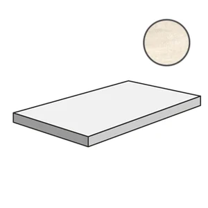 Ступень Sant Agostino Via Appia Ang. Grad. Sx Vein Cut Ivory CSAGSVCI12 33x120 матовая