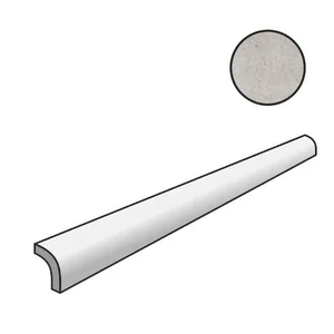 Бордюр Sartoria Materici Argilla Quarter Round Glossy SAMAT02Q 1,3x25 глянцевый