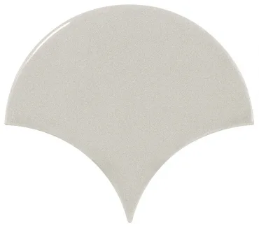 Плитка Equipe Scale Fan Light Grey 10,6x12 глянцевая