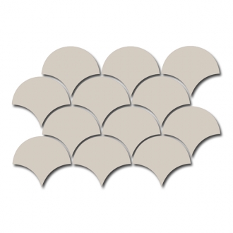 Scale Fan Mosaic Greige