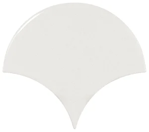 Плитка Equipe Scale Fan White 10,6x12 глянцевая