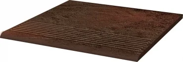 Paradyz Semir Brown Ступень прямая 30x30 матовая