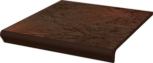 Paradyz Semir Brown Ступень с носиком простая 30x33 матовая