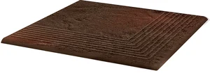 Paradyz Semir Brown Ступень угловая 30x30 матовая