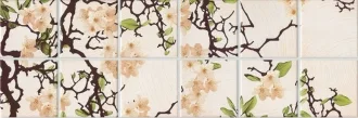 Senja Big Motif Cherry Flower Maple