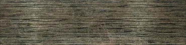 Декоративный элемент Serenissima Fossil Lines Gold Piombo 1069633 30x120 матовый