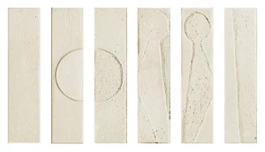 Керамогранит Settecento 118620 Koine Alphabet Gesso 4,5x18,6 матовый