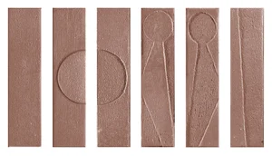 Керамогранит Settecento 118623 Koine Alphabet Ossido 4,5x18,6 матовый
