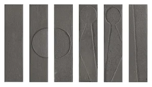 Керамогранит Settecento 118625 Koine Alphabet Lava 4,5x18,6 матовый