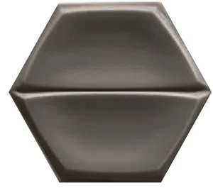 Плитка Settecento Magnolia Esagona Charcoal Glossy 157004 15,6x18 глянцевая