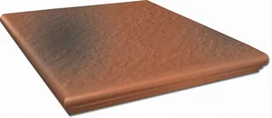 Ступень Opoczno Shadow Red Kapinos Narozny 3-D 30x30 структурированная