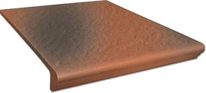 Ступень Opoczno Shadow Red Kapinos Prosty 3-D 30x33,3 структурированная