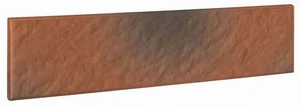Бордюр Opoczno Shadow Red Plitka Elewacyjna 3-D 6,5x24,5 структурированный
