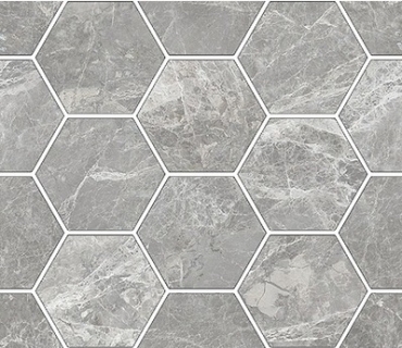 Мозаика Sichenia Mus_Eum Amazing Grey Modulo Esagone Mix 185363 29,5x34 матовая