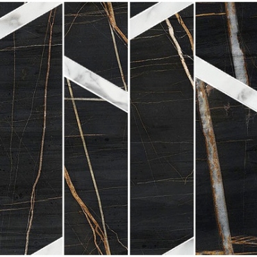 Мозаика Sichenia Mus_Eum Saint Laurent Chevron Modulo Lux 185374 29,5x34 полированная