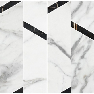 Mus_Eum Statuario Chevron Modulo Lux 185371