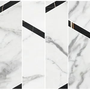 Мозаика Sichenia Mus_Eum Statuario Chevron Modulo Lux 185371 29,5x34 полированная