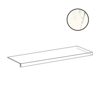 Mus_Eum Statuario Lux Angolo Gradino Costa Retta DX 185291