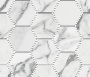 Мозаика Sichenia Mus_Eum Statuario Modulo Esagone Mix 185361 29,5x34 матовая