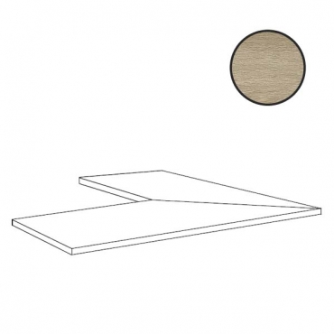 Ступень Sichenia Silvis Rovere Angolo Gradino Costa Lucida Esterno Dx-Sx Grip 184412 40x120 матовая