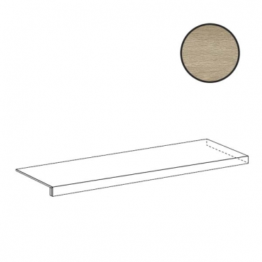 Ступень Sichenia Silvis Rovere Angolo Gradino Costa Retta DX 181692 33x120 матовая
