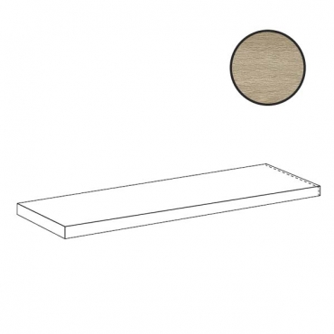 Ступень Sichenia Silvis Rovere Angolo Gradino Costa Retta SX 181702 33x120 матовая