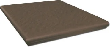 Ступень Opoczno Simple Brown Kapinos Narozny 3-D 30x30 структурированная