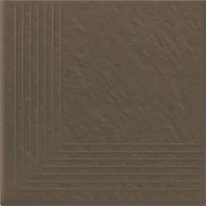 Ступень Opoczno Simple Brown Stopnica Narozna 3-D 30x30 структурированная