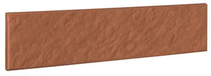 Бордюр Opoczno Simple Red Plytka Elewacyjna 3-D 6,5x24,5 структурированный