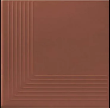 Ступень Opoczno Simple Red Stopnica Narozna 30x30 матовая