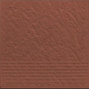 Ступень Opoczno Simple Red Stopnica Prosta Strukturalna 3-D 30x30 структурированная