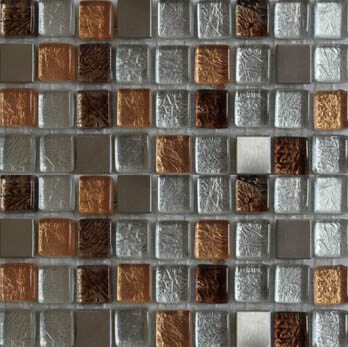Мозаика Bars Crystal Mosaic Смеси с декорами HSO 993 (15x15mm) 30x30 глянцевая