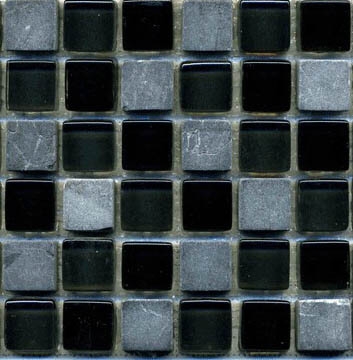 Мозаика Bars Crystal Mosaic Смеси с натуральными камнями HT 500 (15x15 mm) 30x30 глянцевая