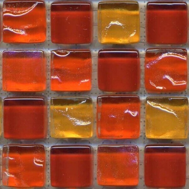 Мозаика Bars Crystal Mosaic Смеси стекло ZC 05 (15x15 mm) 30x30 глянцевая