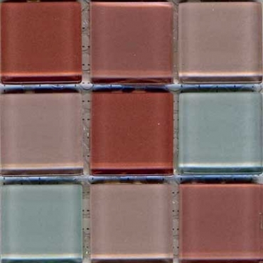 Мозаика Bars Crystal Mosaic Смеси цветов HT 302 (23x23 mm) 30x30 глянцевая