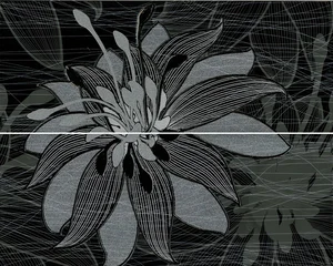 Панно Halcon Specchio D.Specchio-2 Negro 40x50 глянцевое