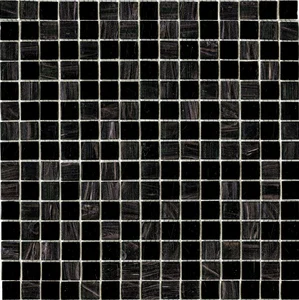 Мозаика Halcon Specchio V-012 Negro 32,7x32,7 глянцевая