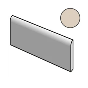Бордюр Equipe Splendours Bullnose Cream 23993 7,5x15 глянцевый