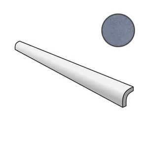 Бордюр Equipe Splendours Pencil Bullnose Blue Night 24019 3x15 глянцевый