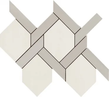 Мозаика Dom Spotlight Mosaic Cassettone Grey Lux DSG24MC 21,6x31 глянцевая